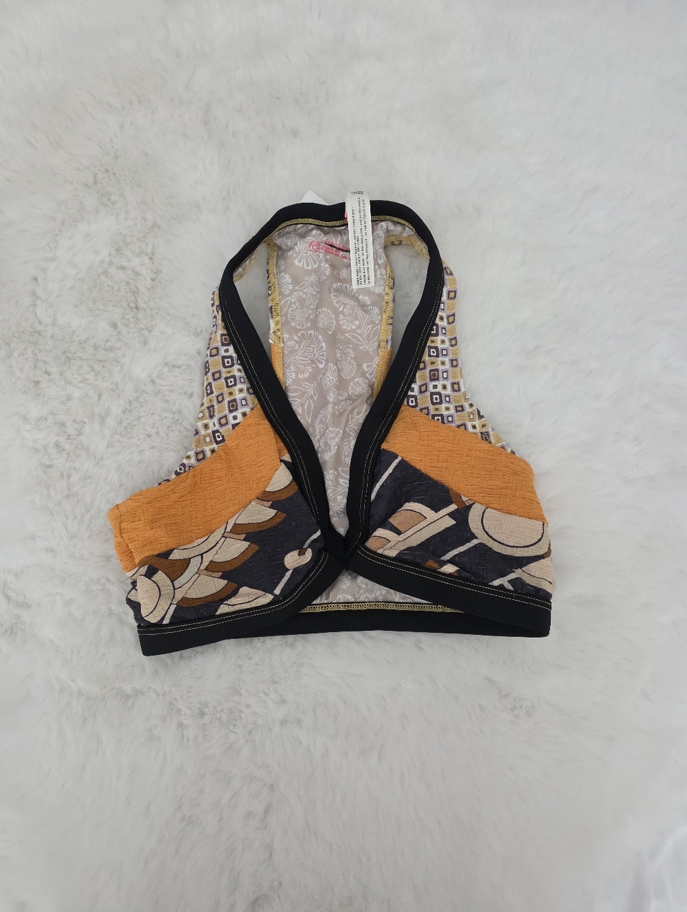 FREE PEOPLE🤎free-est Kendall Surf Crop SIZE S - Picture 5 of 8